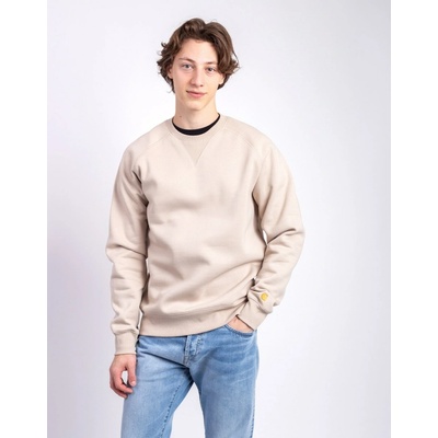 Carhartt WIP Chase Sweat Fleur De Sel/Gold
