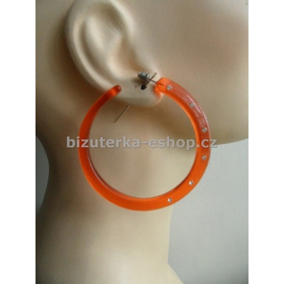 Bizuterka-eshop.cz kruhy 05764 oranžové