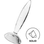 Satisfyer Sparkling Crystal - стъклено дилдо с релеф - прозрачно - lovesexshop