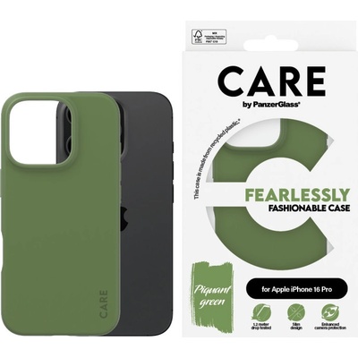 Panzer Калъф CARE - Fashionable, iPhone 16 Pro, зелен (5715685004681)