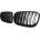 Решетки за bmw x5 e70 / x6 e71 (2007+) - Двойни - Гланц