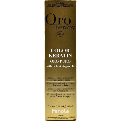 Fanola Oro Therapy 24K Color Keratin 9.1 Very Light Blonde Ash 100 ml