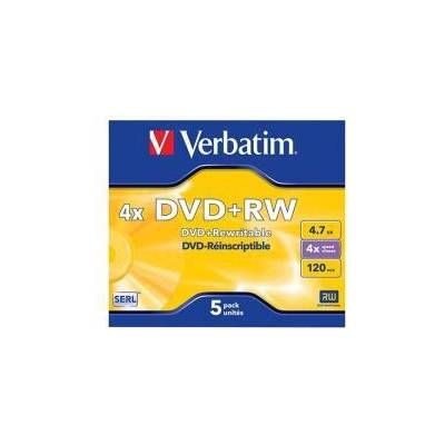 Verbatim DVD+RW, презаписваем, 4.7 GB, 4x, в кутия, office1_2065240011
