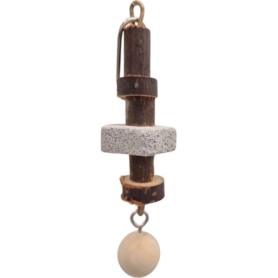 Natural Living-dřevěná kolečka, lávový kámen 16 cm – Zboží Dáma