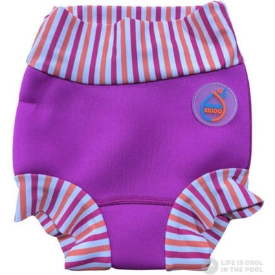Dětské kojenecké plavky AquaKiddo Swim Nappy Neon Pink