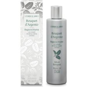 L'Erbolario Silver Bouquet Shower Gel - Сребърен букет Пяна за вана и душ с екстракти от Салвия склареа и Пирен 250мл