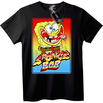 NOONEBRAND Тениска SpongeBob Екстремен - L, Black