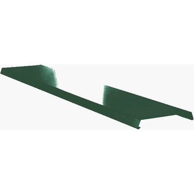 Atikový plech pozinkovaný FeZn lakovaný RAL 6020 chromová zelená dl.2m r.š.400mm