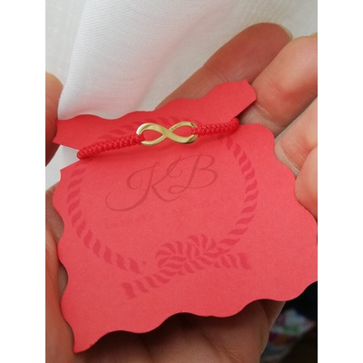 14к златна бебешка гривна Безкрайност (БЗГ 4)