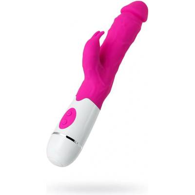 A-TOYS vibračná hmla silikónová ružová 25,4 cm
