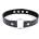 Fetish Addict Collar with Hoop Adjustable 38cm Black