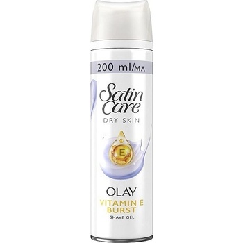 Gillette Satin Care Dry Skin Olay Vitamin E gél na holenie 200 ml