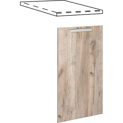 Matis Врата за съдомиялна машина с дръжка IN Mask 45x72 сив дъб