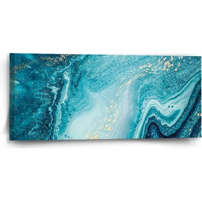 Sablio Obraz Modrý pigment - 110x50 cm