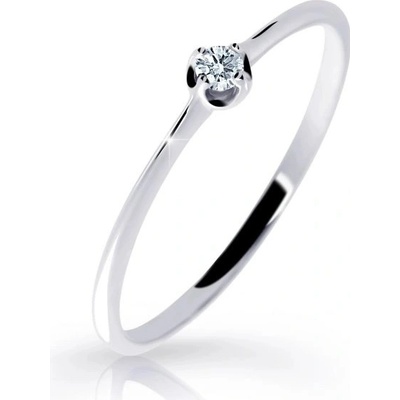 Cutie Jewellery zásnubný prsteň z bieleho zlata Z6729 2931 10 X 2