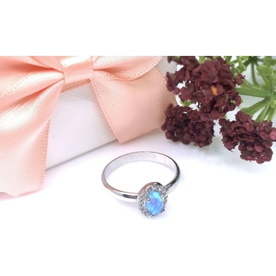 Jan Kos Jewellery Stříbrný prsten s opálem 32107983