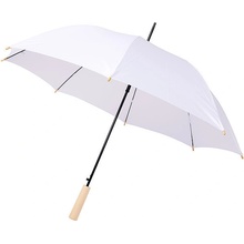 Deštník jednobarevný z recyklovaného PET bílý