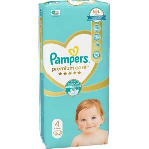 Pampers Памперси Pampers Premium Care 4 VP (9-14кг. ) - 52 броя