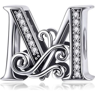 P&J Jewellery Stříbrný přívěsek Magické písmenka 2 SBMA2 M