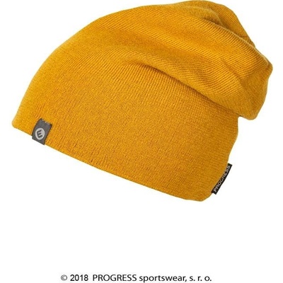 Progress Santos pletená čepice žlutá