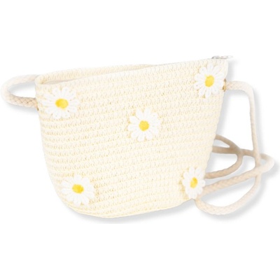 Busy Lizzie Slaměná s květinami Cream Daisy – Zboží Dáma