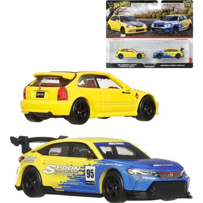 Mattel Hot Wheels '99 Honda Civic Type-R (EK9) & Honda Civic Type-R, JBL00