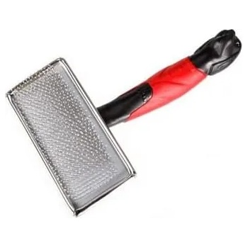 Camon Slicker brushes with steel pins L - четка за финно разресване на кучета 10.5 x 5 см