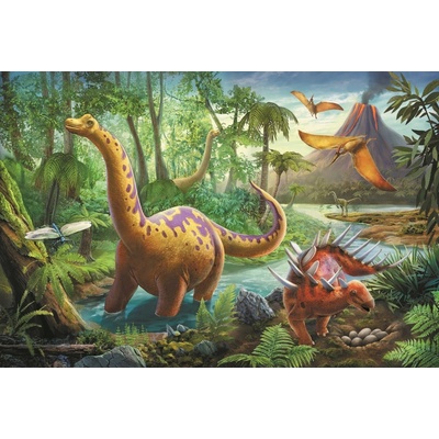 Trefl Dinosauři na cestách 60 dielov