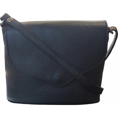 Vera Pelle dámská kožená crossbody kabelka v 1661 black černé