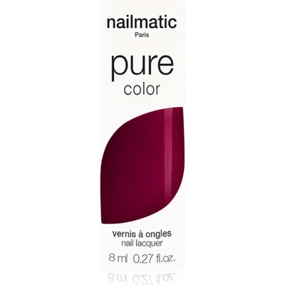 nailmatic Pure Color лак за нокти FAYE-Bordeaux Red 8ml