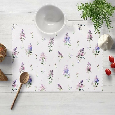 Biante Teflonové prostírání TF-105 Šeříky na bílém 35x45 cm