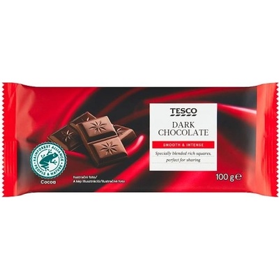 Tesco Horká čokoláda 100 g