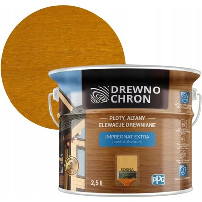 Drewnochron impregnační nátěr na dřevo Extra Borovice 2,5L