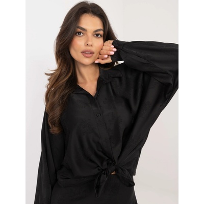Italy Moda Shirt-DHJ-KS-16528.34-black čierna