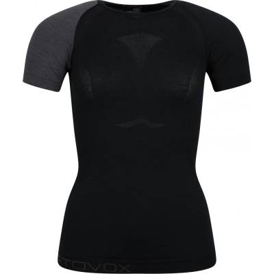 Ortovox Дамско мериносово термобельо Ortovox Women's 120 Comp Light Short Sleeve Merino base layer - Black Raven II (115-0993-0312)