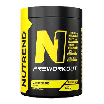 Nutrend N1 PRE-WORKOUT 510g - magic citrus