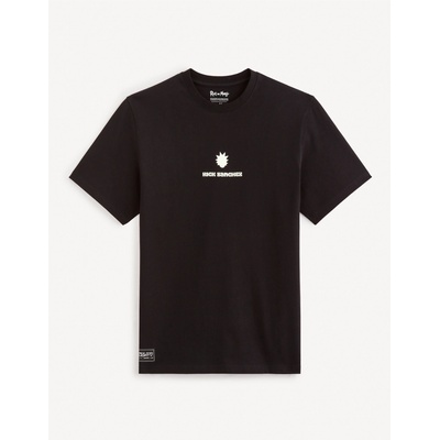 Celio Тениска Rick and Morty Celio | Cheren | МЪЖЕ | S