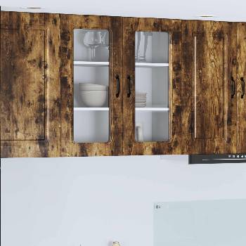 vidaXL Панел за миялна машина Kalmar Димян дъб 80 x 31 x 80 см (884719)