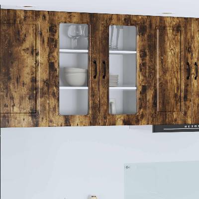 vidaXL Панел за миялна машина Kalmar Димян дъб 80 x 31 x 80 см (884719)