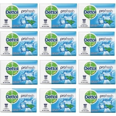 Dettol Cool antibakteriálne pevné mydlo 12 ks 100 g
