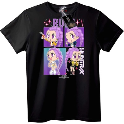 NOONEBRAND Тениска Аниме Kpop Ловец на Демони - 6XL, White