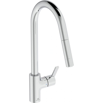 Vidima Стоящ смесител за кухня Vidima, BD416AA, с изтеглящ се чучур (BD416AA)