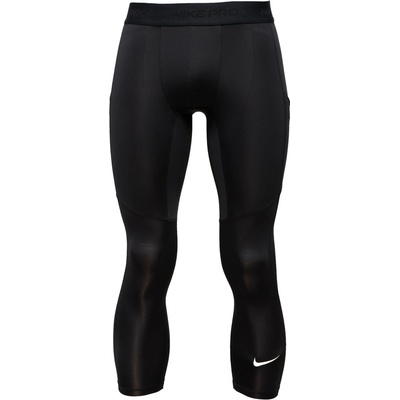 Nike NP DF 3QT TIGHT Černá Bílá
