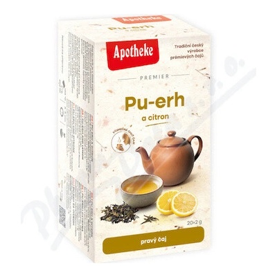 Apotheke Premier Pu-erh a citron čaj 20 x 2 g