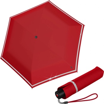 Knirps rookie salsa reflective deštník lehký skládací červený