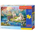 Castorland Пъзел Castorland от 100 части - Царството на еднорозите (B-111367) - baby