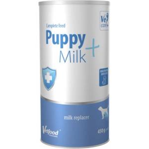 VetFood puppy milk plus - заместител на мляко за кученца от раждането до отбиването, 450 гр - Полша