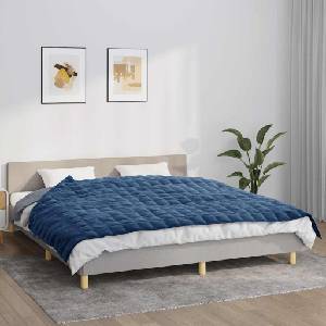 Pure Line Home Тежко одеяло синьо 155x220 см 7 кг