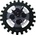 NeXtime Стенен часовник Moving Gears черен (3241ZW)