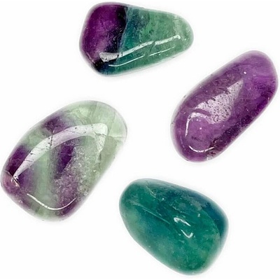 Nefertitis Fluorit duhový tromlovaný - XL - cca 3 - 4 cm